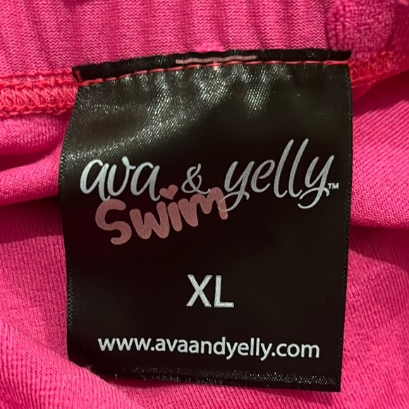 Girls XL Hot Pink Swimsuit Cover Up Skirt with Fringe - Picture 6 of 7